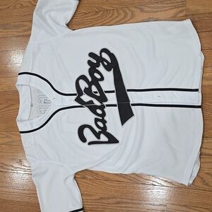 Bad Boy Men's White Baseball Jersey
